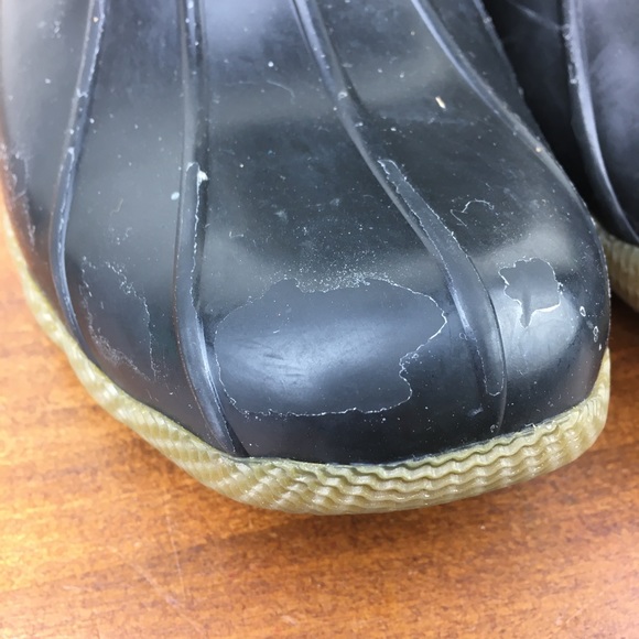 Sperry Women's Saltwater Duck Boots Green Quilted Size 7 Side Zip STS84369. - Picture 2 of 14